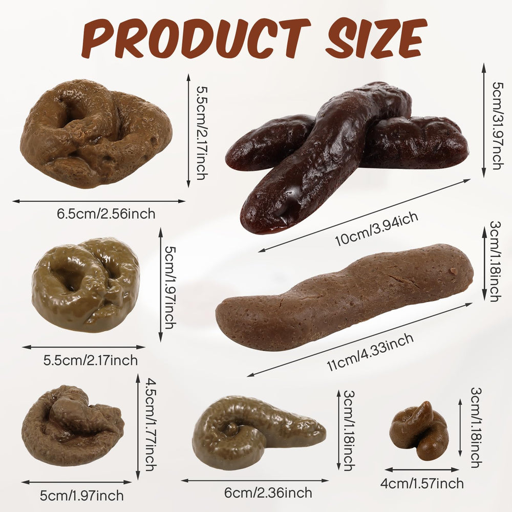Chivao fake poop style 2, detailed texture for lifelike effect.