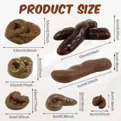Chivao fake poop style 2, detailed texture for lifelike effect.