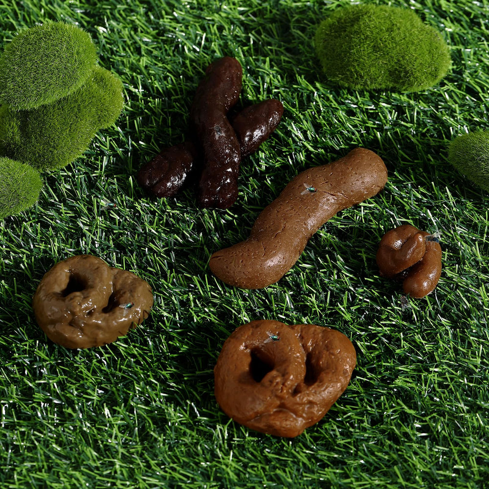 Chivao fake poop style 6 Halloween prop, durable material for stage.