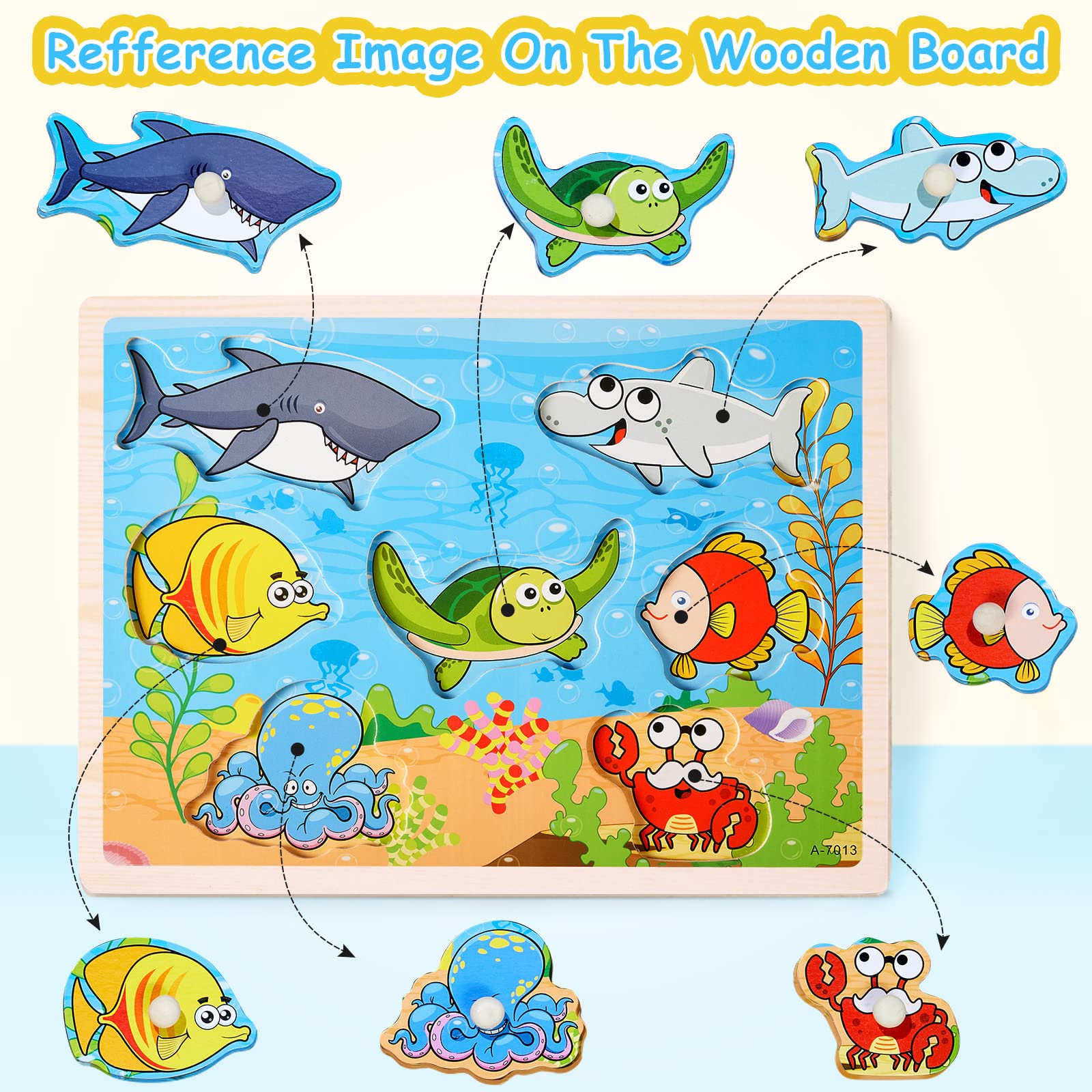 Chivao fruits peg puzzles teach food items and categorization through hands-on play