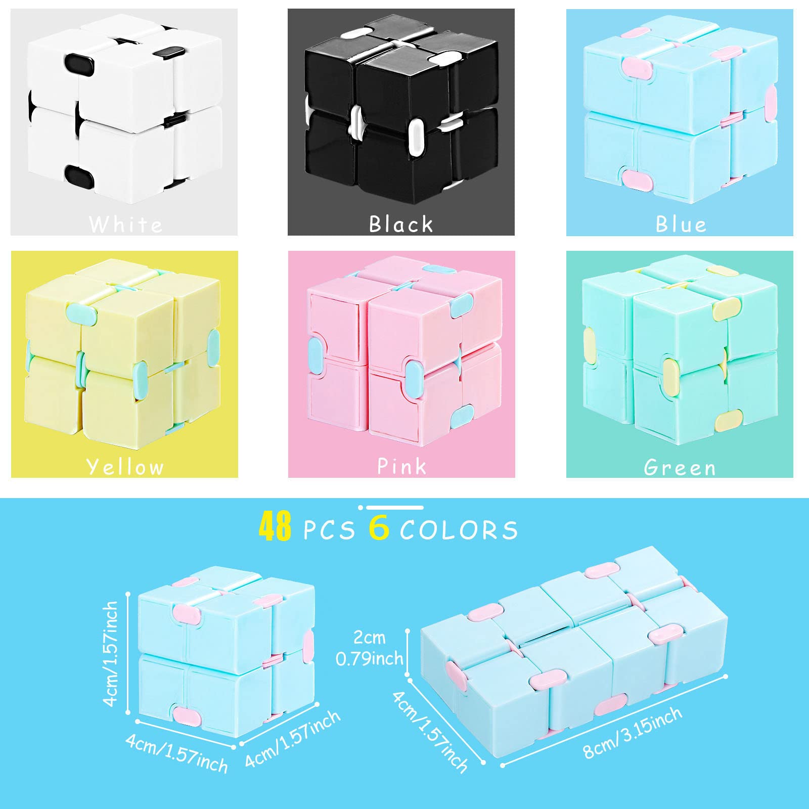Chivao Infinity Cube pocket-size design for on-the-go stress relief.