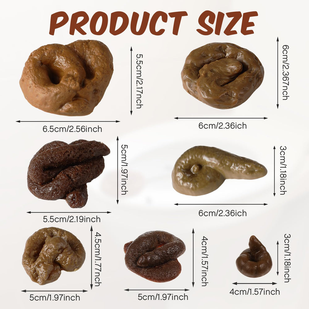Chivao lifelike poop toy floating in water for surprising reactions.