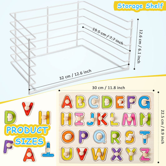 Chivao 9-pack numbers peg puzzles for counting awareness and problem solving