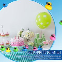 Chivao rubber duck bath toy closeup shows smooth, durable rubber material.