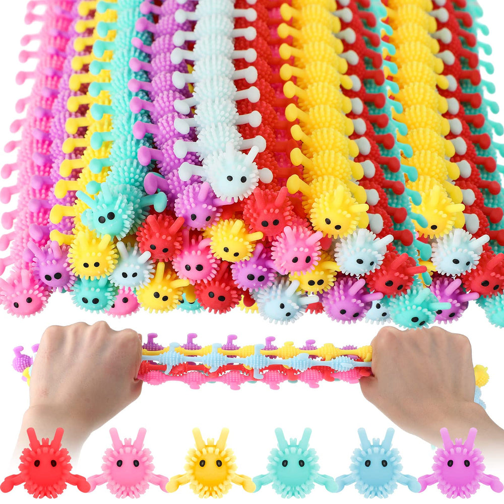Chivao worm fidget toy in 7-8 inch size for stress relief and focus.