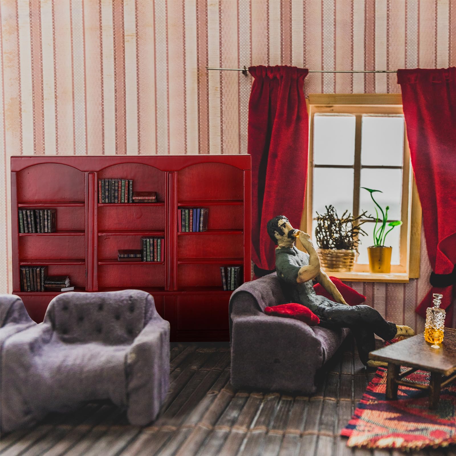 Chivertion dollhouse miniature gift set ideal for collectors and gifting