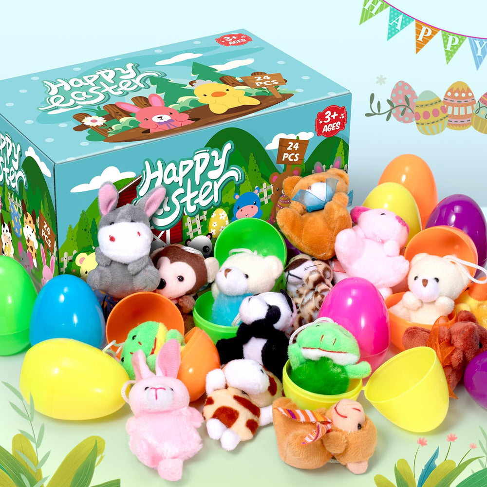 CHMYWJ children's easter gift eggs with plush toys for joyful gifting