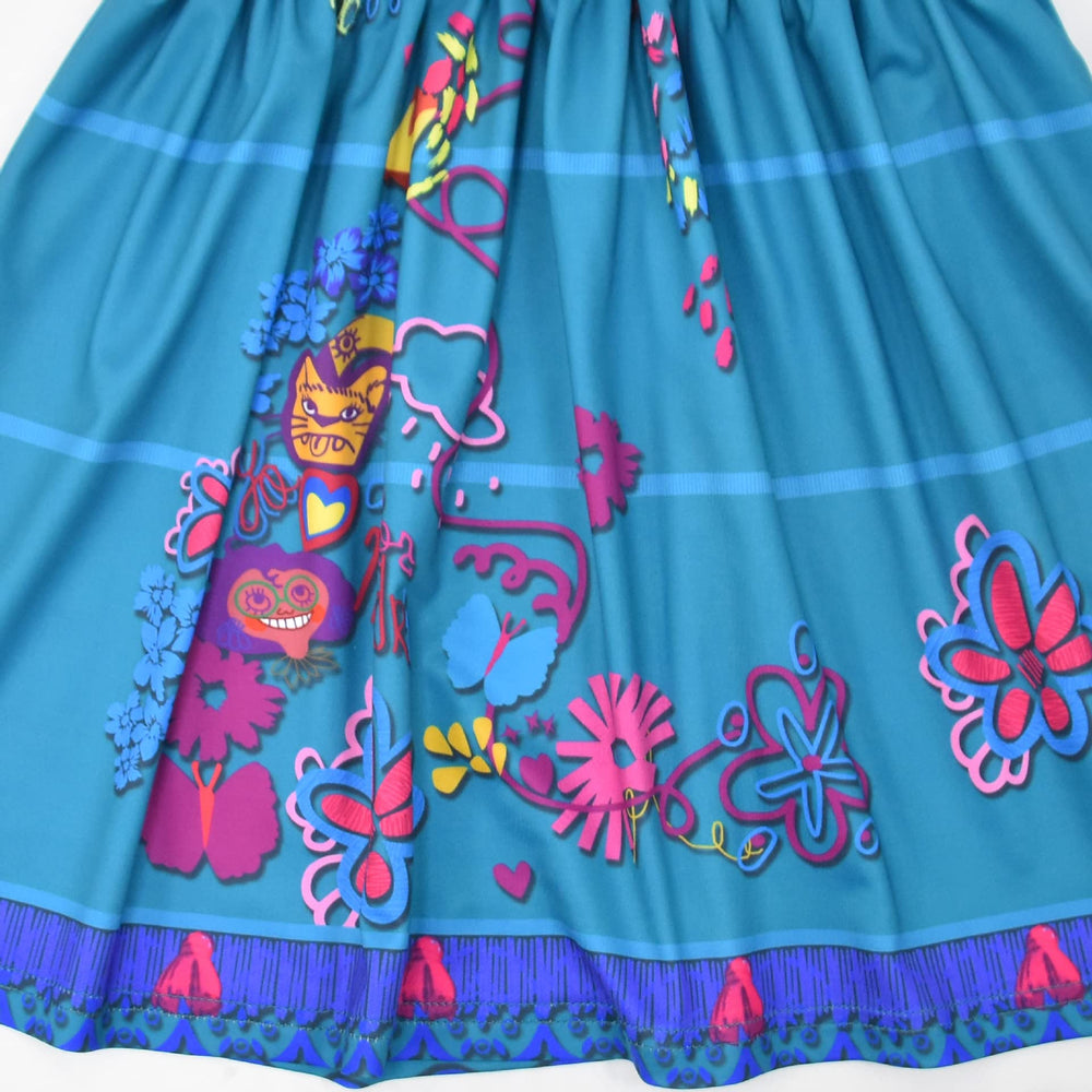 Choadam Mirabel dress flower headband included for coordinated magical look
