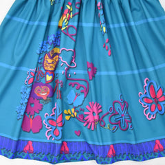 Choadam Mirabel dress flower headband included for coordinated magical look