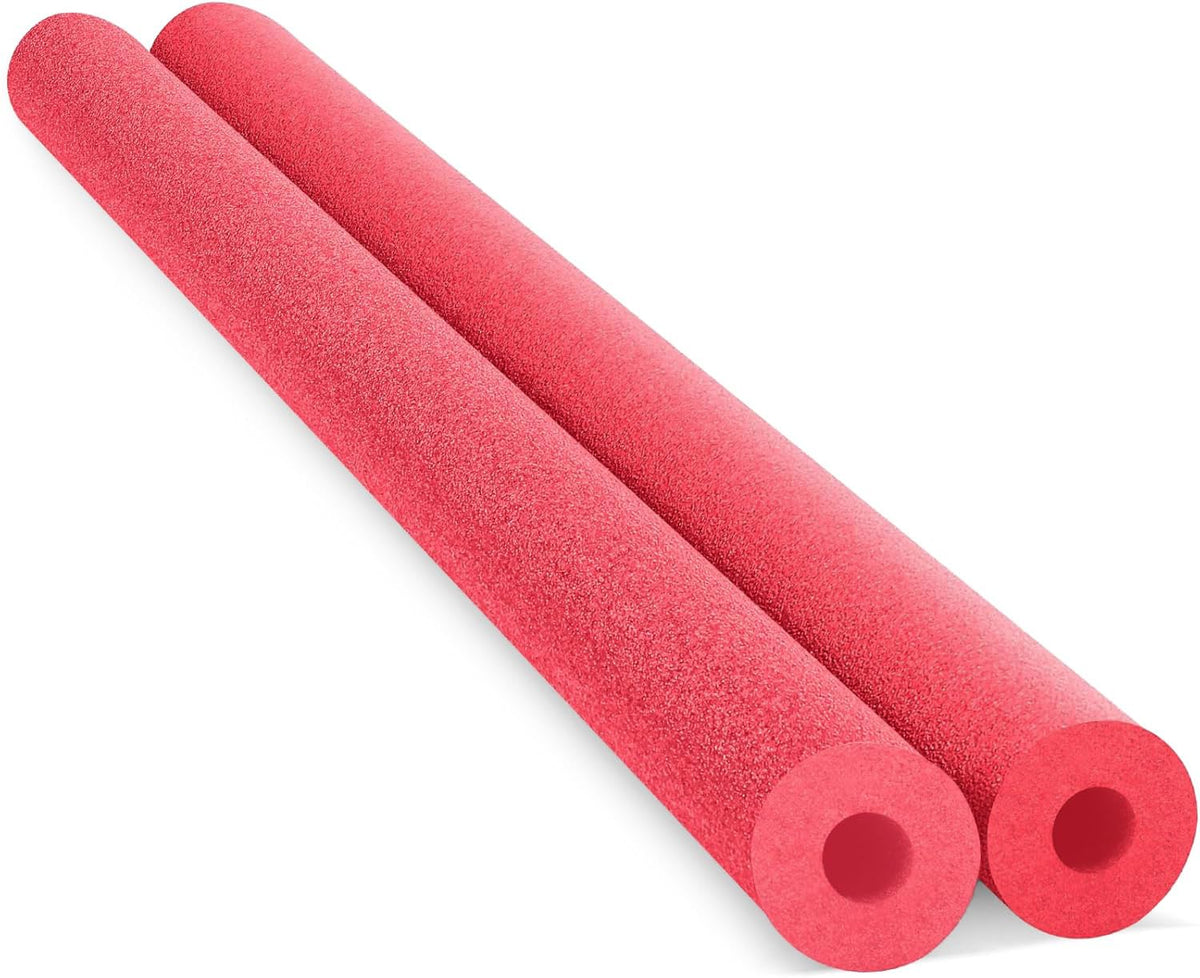Chochkees 52-inch red floating noodle for buoyant pool lounging