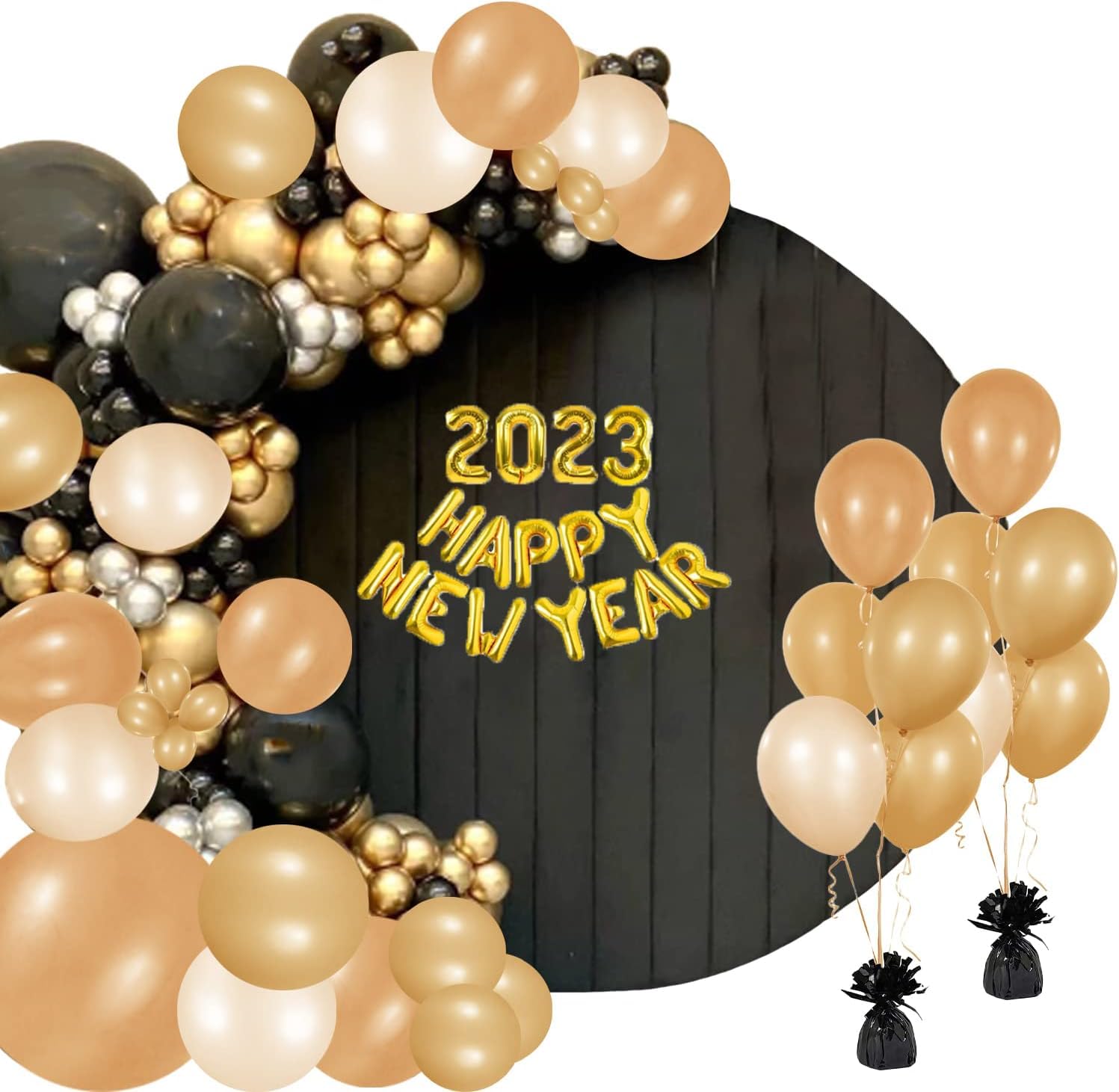 Chochkees foil balloon weight close-up reveals durable material and premium finish.