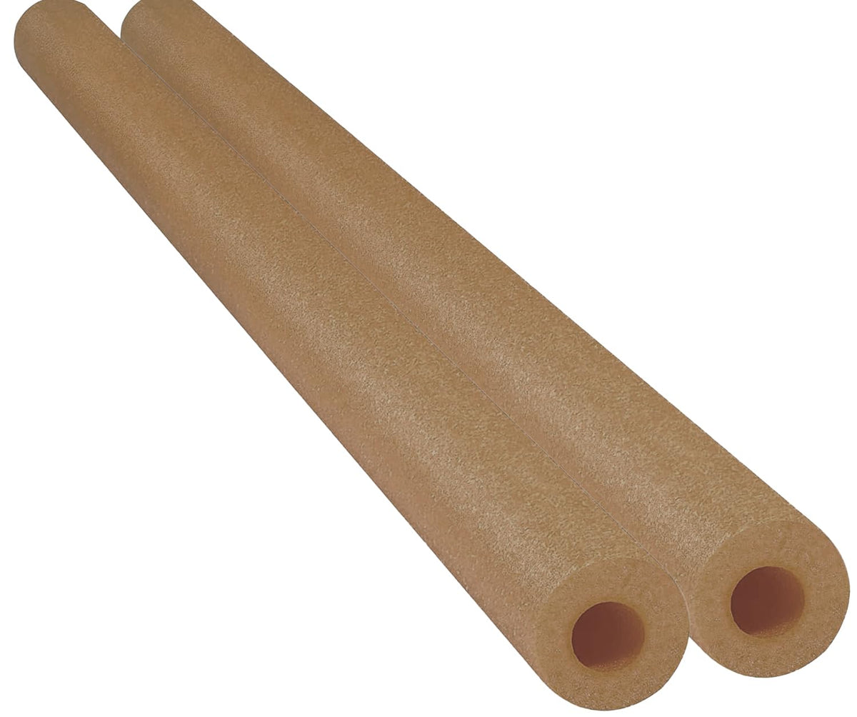 Chochkees brown floating pool noodle 2-pack for buoyant lounging and pool games