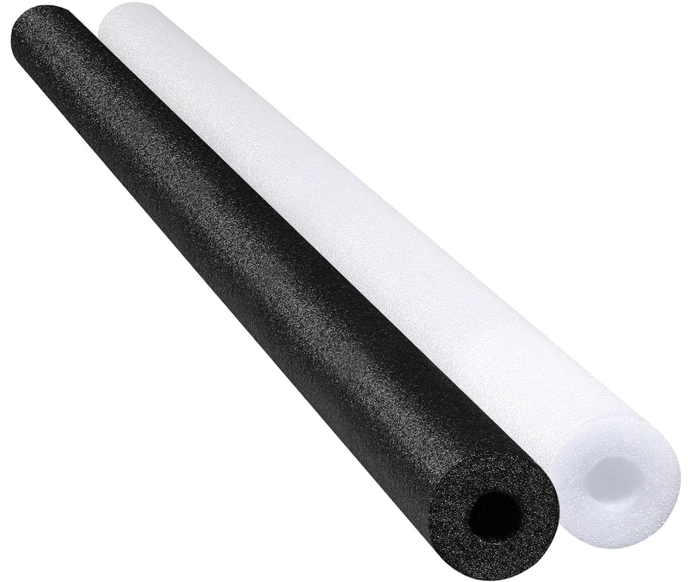 Chochkees 52-inch black-white floating pool noodle for buoyant lounging