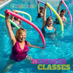 Chochkees green-yellow noodle combo perfect for beach days