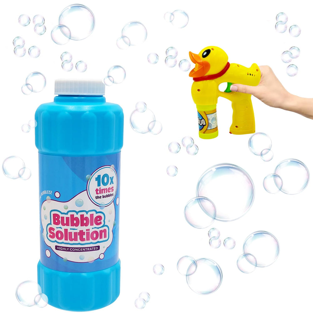 Chochkees blue bubble-solution supports outdoor-summer-fun with vivid bubbles.