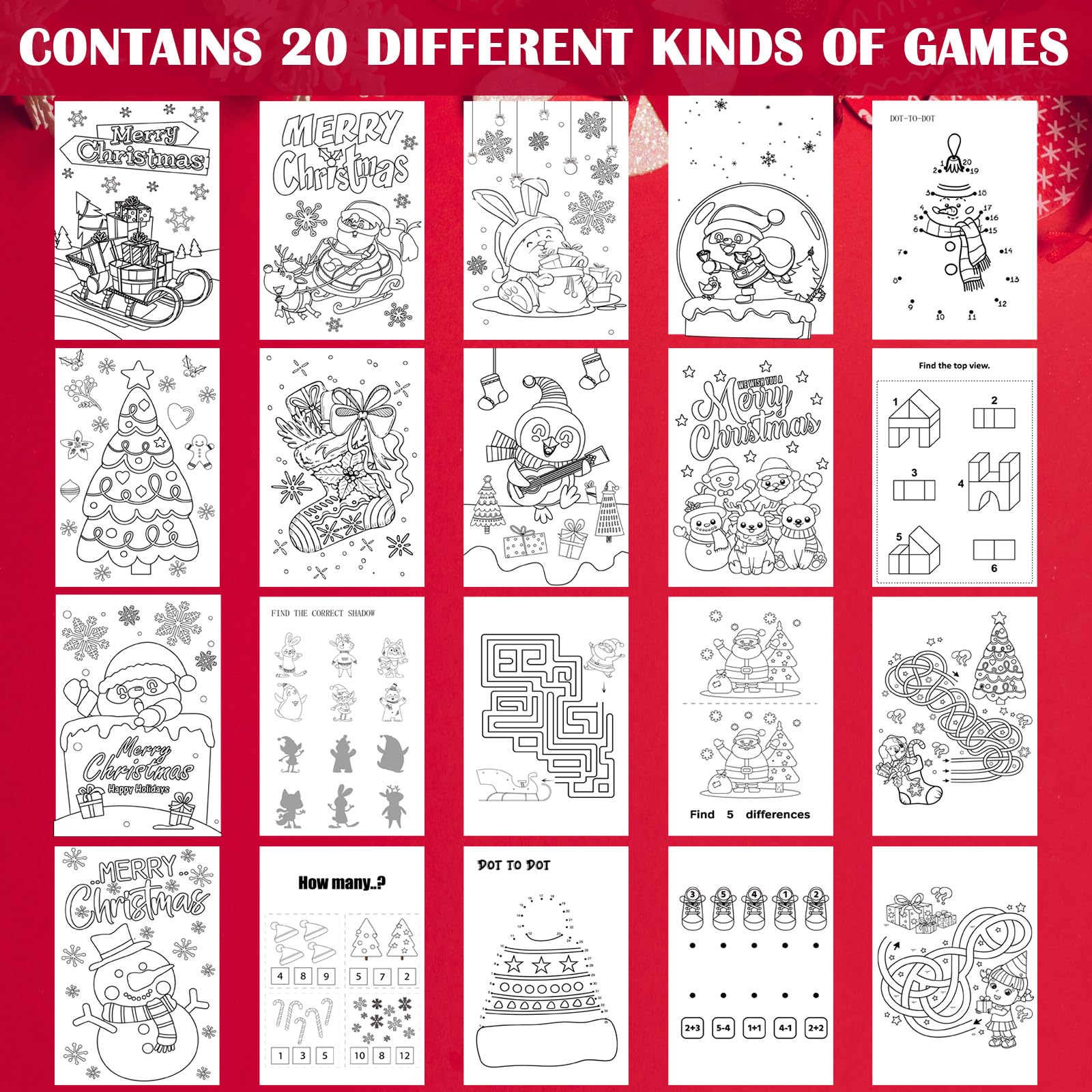 Cholemy coloring book set with durable paper, ready for repeated coloring sessions.