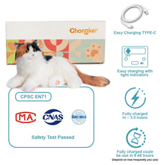 Chongker gift-ready packaging with comb and card for gifting