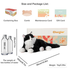 Chongker robot-cat black design suits modern decor