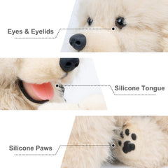 Chongker Shiba Inu plush; agile pose reflects playful, lifelike movement.
