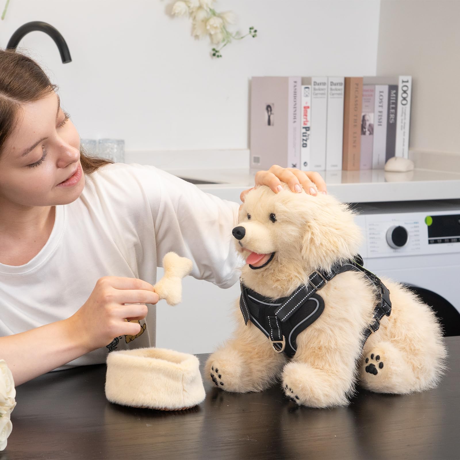 Chongker Shiba Inu plush; detailed 3D modeling captures realistic posture.