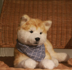 Chongker Shiba Inu plush face close-up showing lifelike expression for companionship