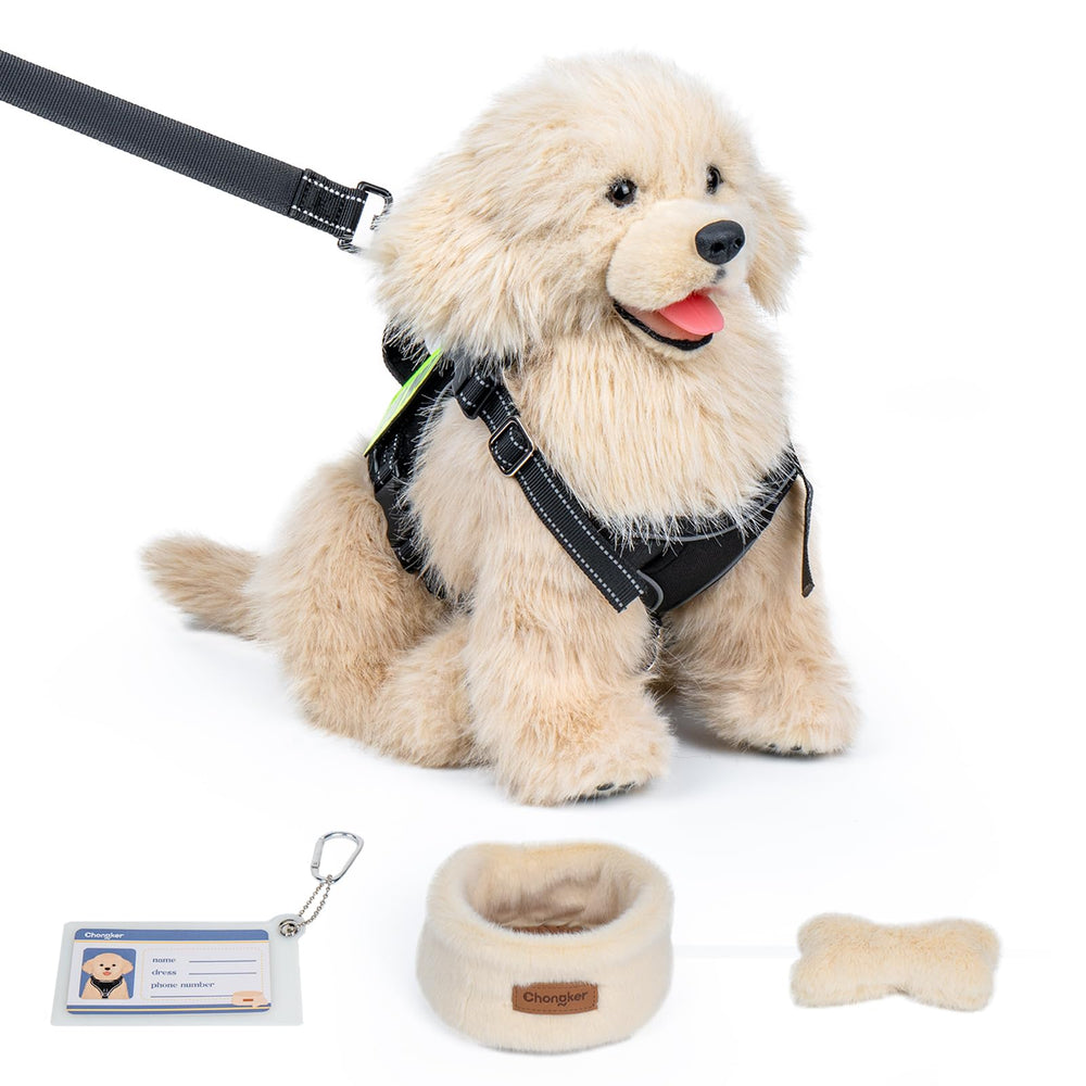 Chongker Shiba Inu plush with lifelike face for comforting companionship.