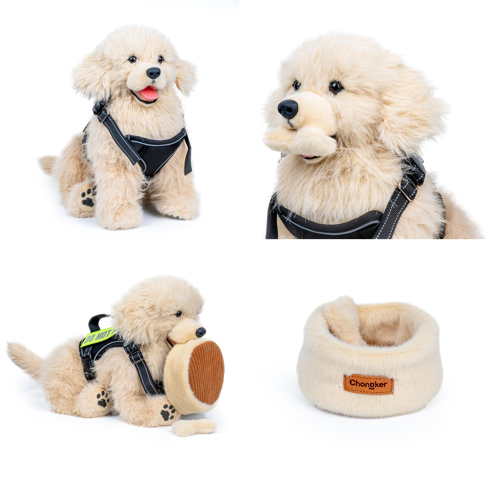 Chongker Shiba Inu plush silhouette emphasizes elegant, lifelike form.