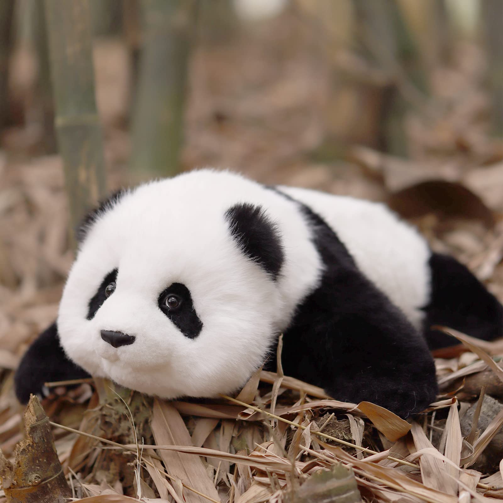 Chongker MengLan weighted panda close-up face for comforting hugs