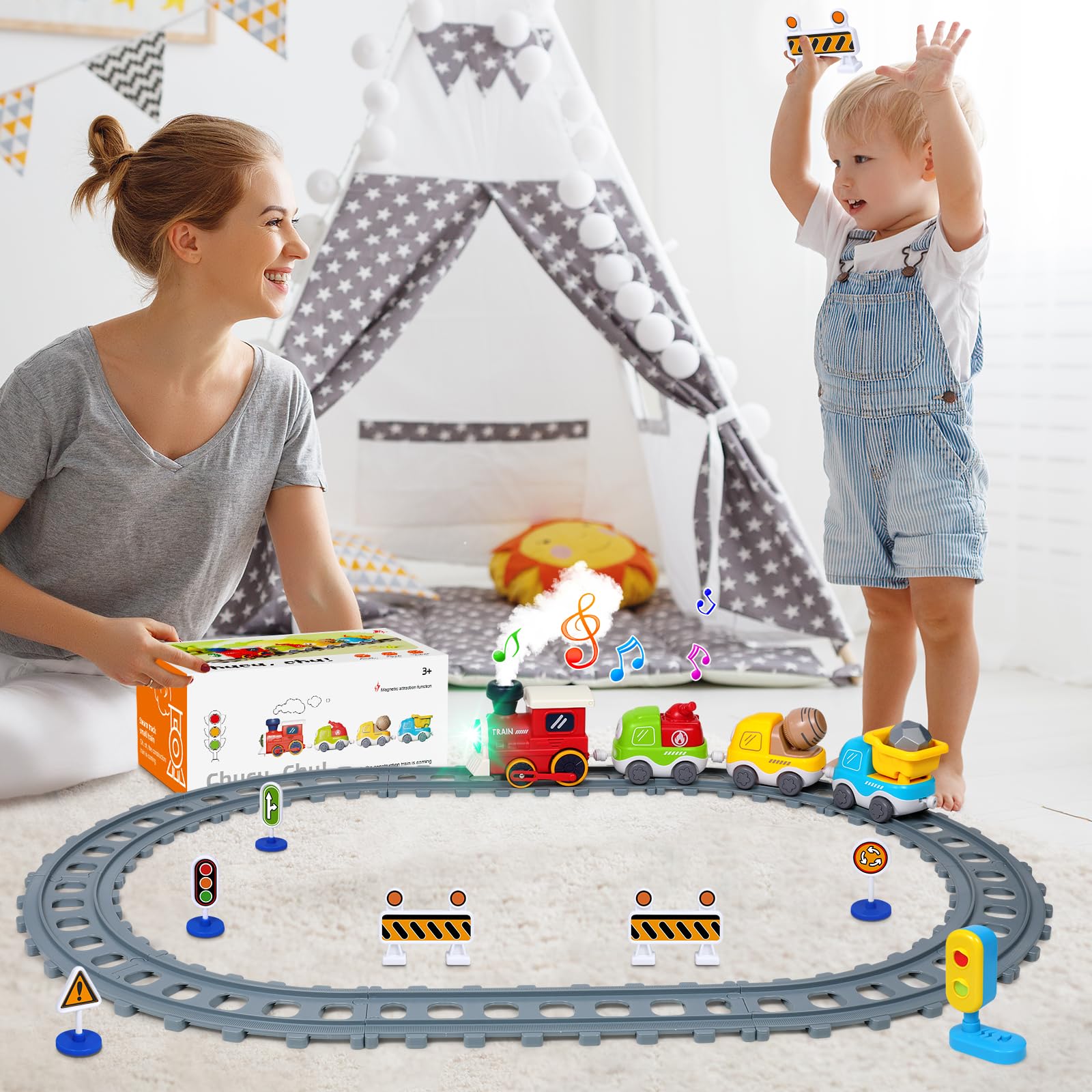 Choopheme train set gift-pack ready for birthday or holiday gifting