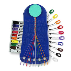 Choose Friendship Blueberry kit clip keeps threads secure during crafting