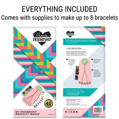 Choose Friendship Macaroon built-in clip keeps strands secure during projects.