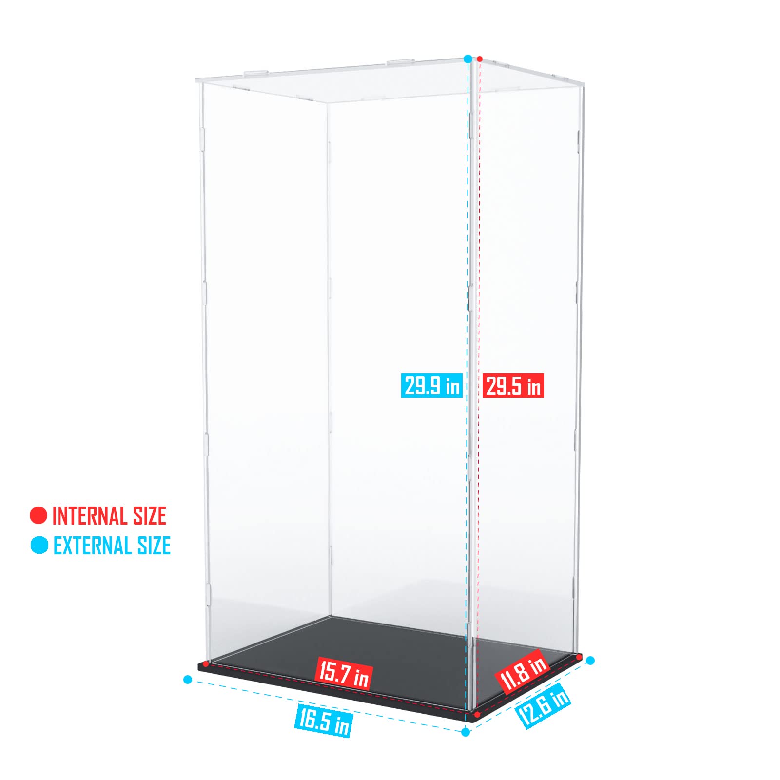 Choowin display case assembly Process demonstrates glue-free, secure setup for a clean finish.