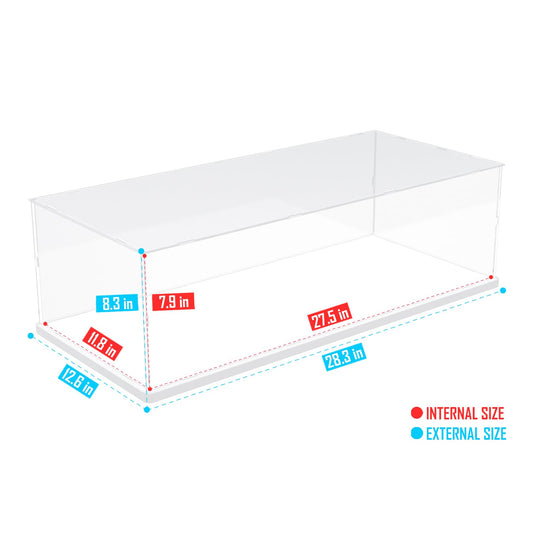 Choowin display case side panels assembly demonstrating sturdy, secure construction