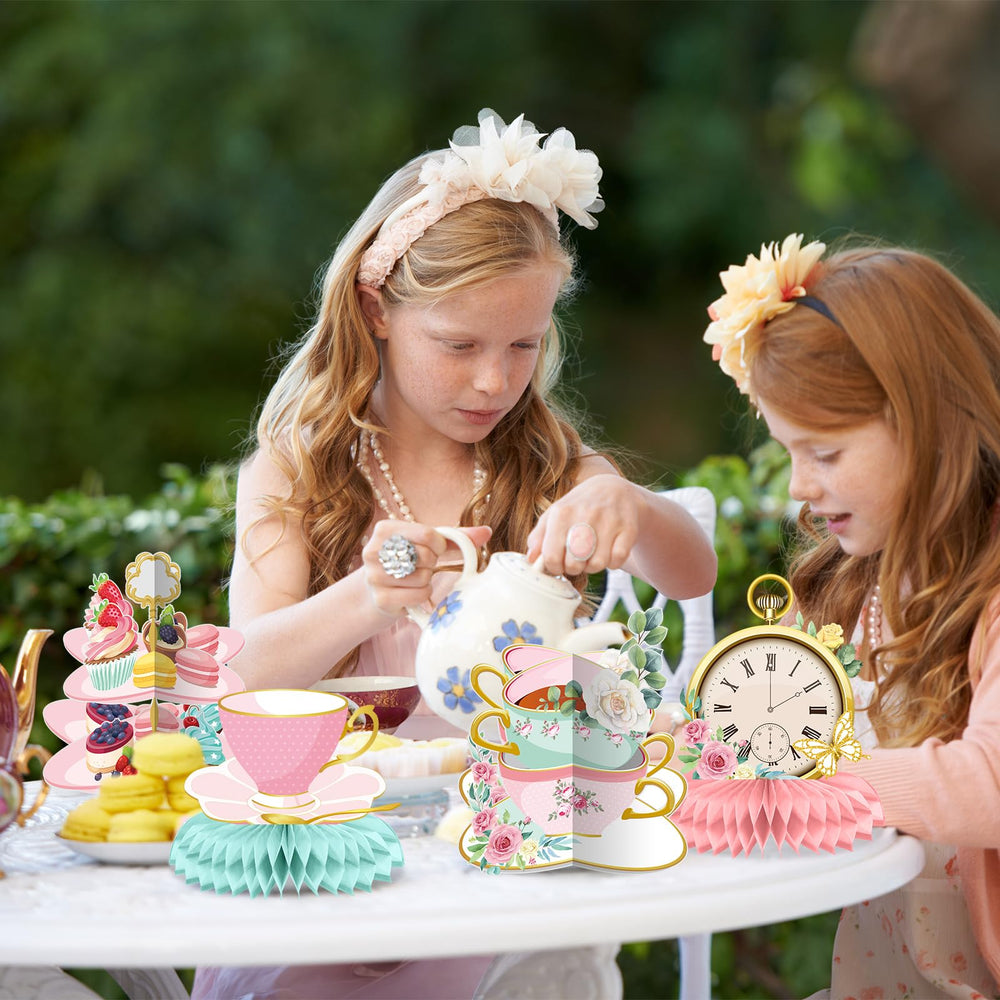 Chrisfall wedding and bridal shower tea decor adds charm