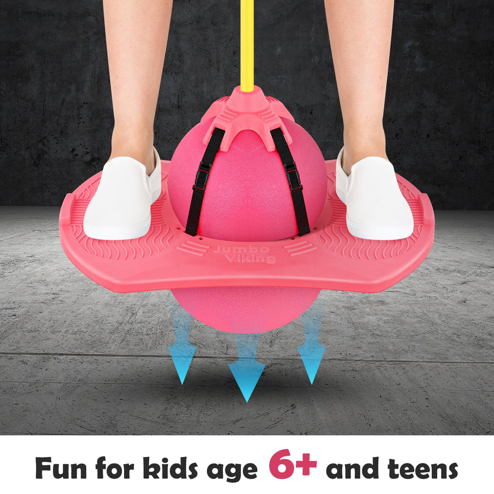 Christoy Pogo Ball Pump assembly image, easy setup for quick bounce sessions.