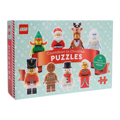 Chronicle Books Lego Countdown Puzzles calendar cover showing twelve days for festive family fun.