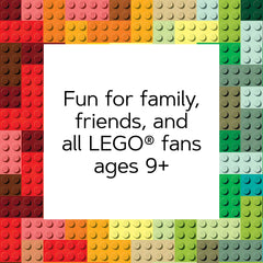 Chronicle Books LEGO Space Stars puzzle pieces close-up in bright colors encourage mindful focus.