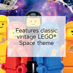 Chronicle Books LEGO Space Stars finished puzzle image shows scale clearly for rewarding assembly.