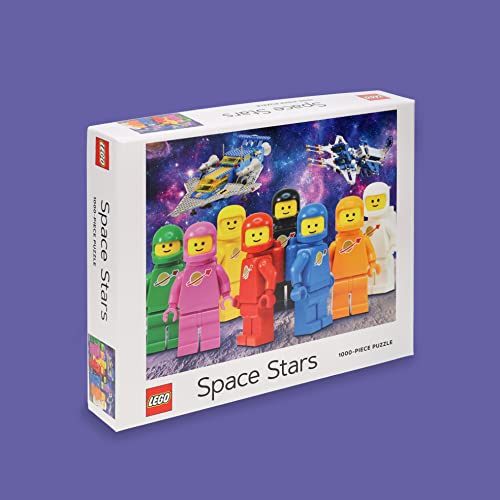 Chronicle Books LEGO Space Stars gift-ready packaging attracts LEGO fans for group or solo play.