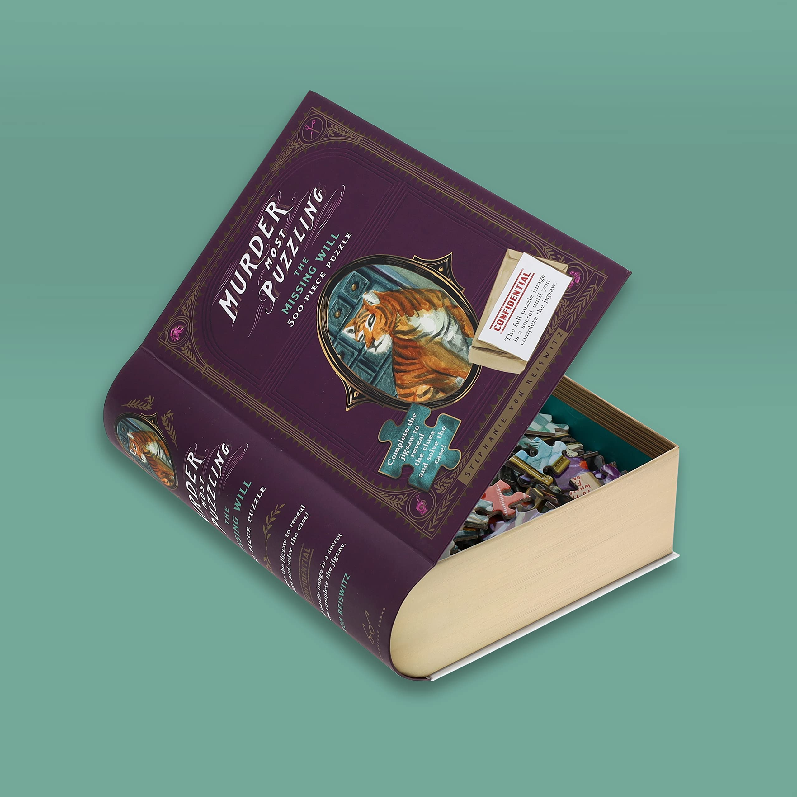 Chronicle Books Murder Most Puzzling book-box showcases elegant, coffee-table presentation