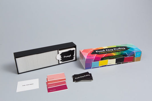 Chronicle Books Paint Chip Poetry cards showing color names that spark spontaneous poems
