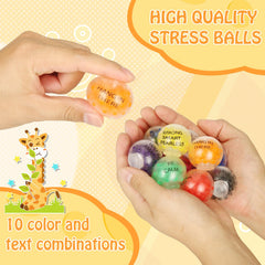 Chshhuao mini stress ball with durable thermoplastic rubber outer layer for long lasting use