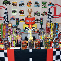 CHSLtmxq gift bags monster truck colorful gift distribution