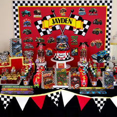 CHSLtmxq straw accessories monster truck add colorful setups
