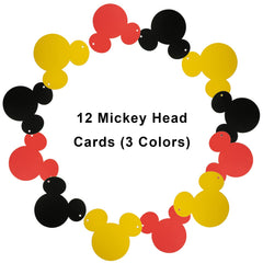 CHuangQi Mickey decor banner on wall for festive ambience