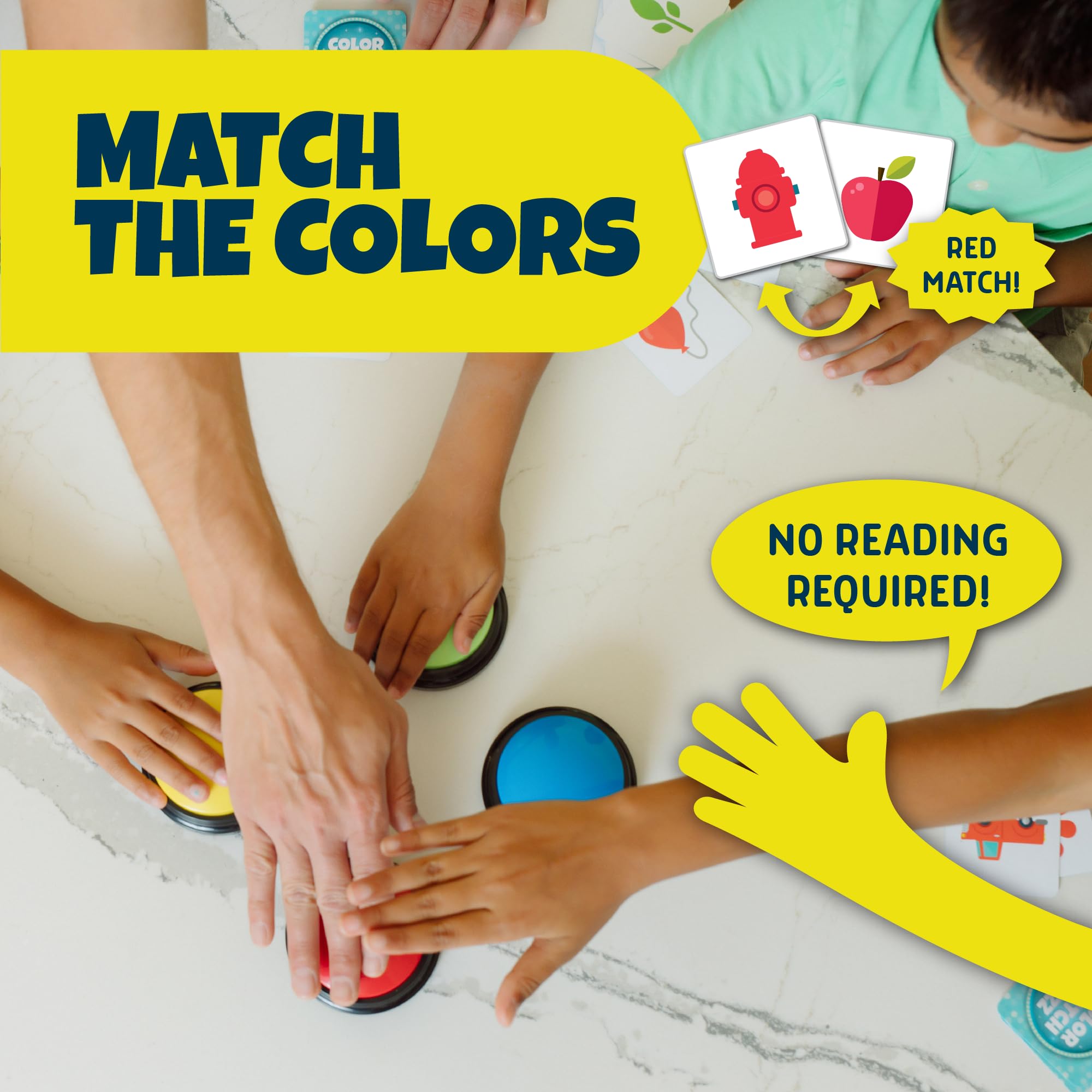 Chuckle & Roar Buzzer Set enables lively, interactive play across rooms.