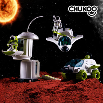 CHUKOO space rover toy sparks imaginative space adventures.