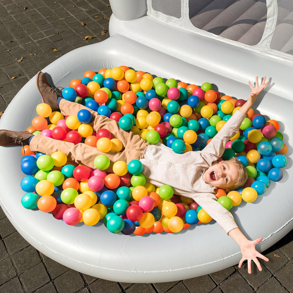 CHUNNIAN White Bounce House toddler design for ages 3-6