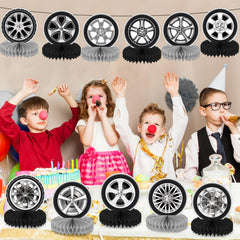CHUNNIN car-themed party supplies coordinate easily with other decorations.