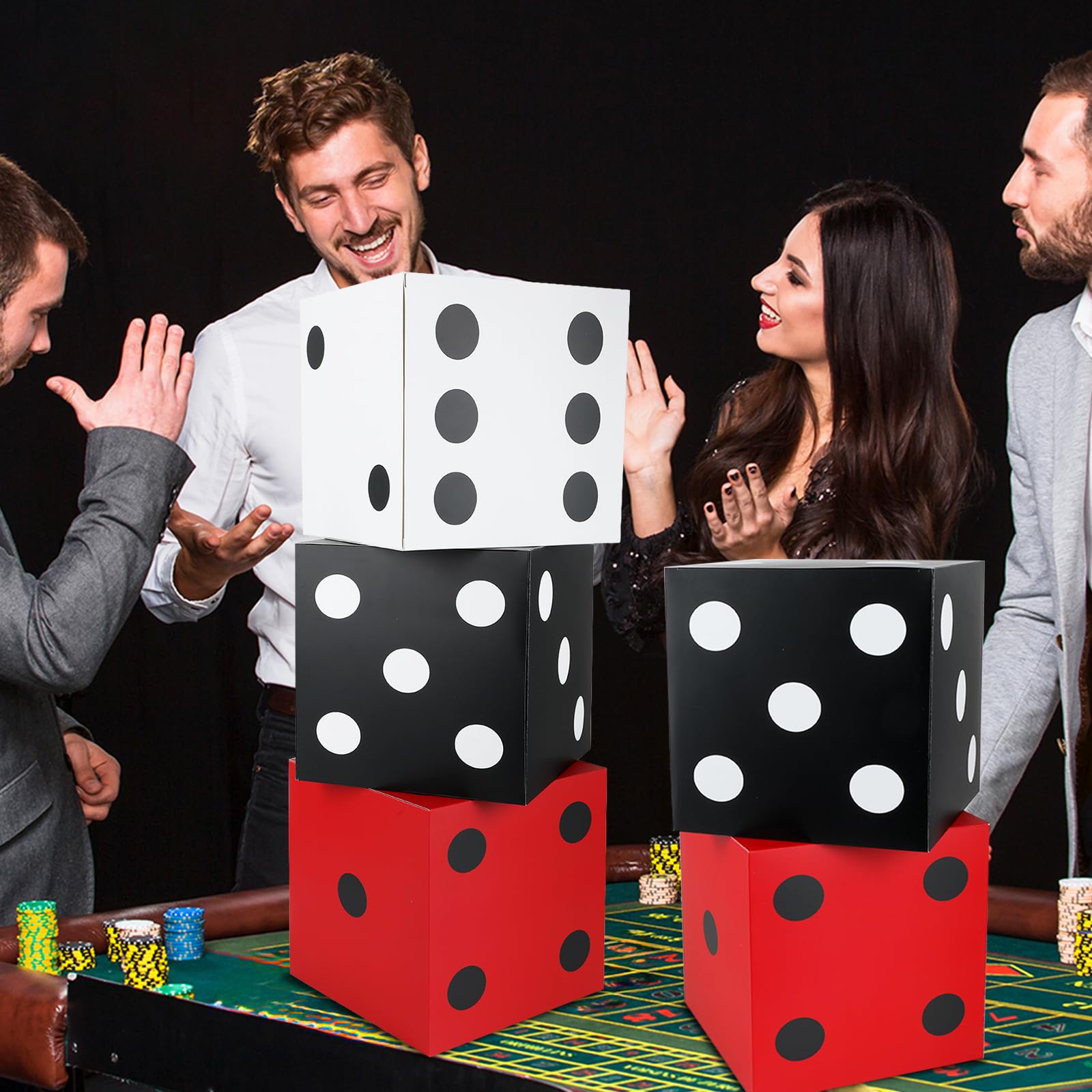 CHUNNIN casino-theme party decor kit suitable for birthdays and dances.